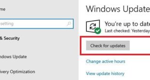 How to check for Windows 10 updates