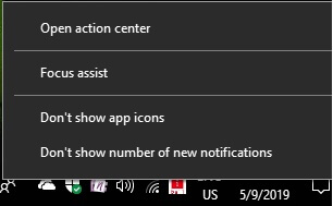 How to customize action center Windows 10