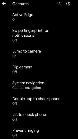 How to enable gestures in Pixel 3a and Pixel 3a XL