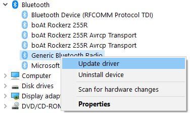 How to fix can’t find Bluetooth on Windows 10