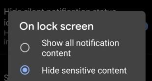 How to hide sensitive content in Pixel 3a XL