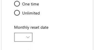 How to set data limit in Windows 10 PC