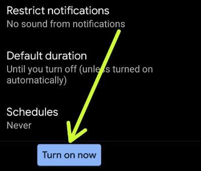 How to turn on do not disturb on Pixel 3a and 3a XL