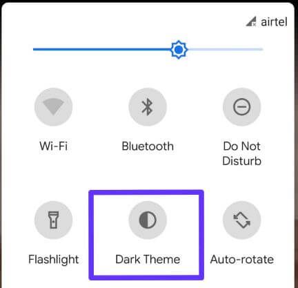 Android Q disable dark mode
