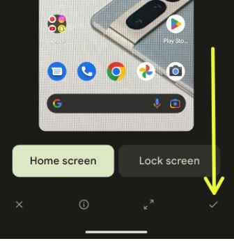 Change the Wallpaper on Pixel 7 and Pixel 7 Pro using Google Photos App