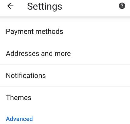 Enable dark mode in chrome for android