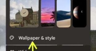 How to Change Google Pixel Lock Screen Wallpaper using Wallpaper and style