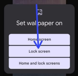 How to change Google Pixel lock screen wallpaper