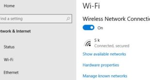 How to enable WiFi in Windows 10 Laptop