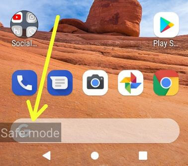 How to turn on safe mode Pixel 3a