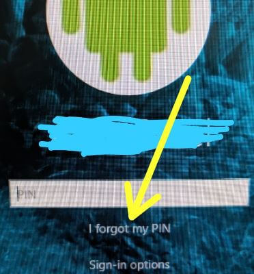 Forgot Windows 10 Sign in PIN