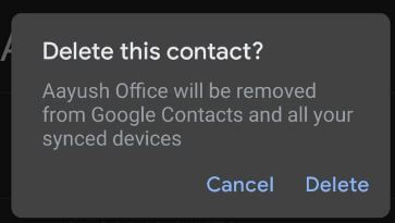 How to delete WhatsApp contacts in Android