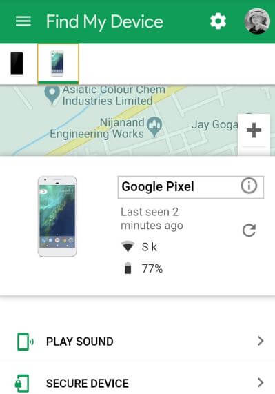 google find my phone