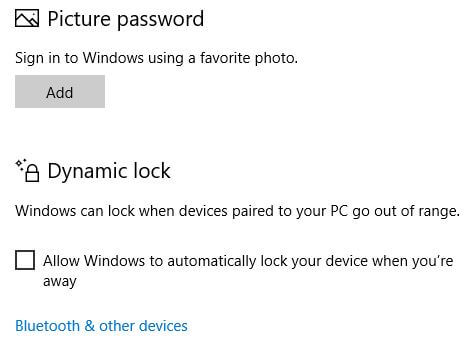 How to setup and use dynamic lock in Windows 10