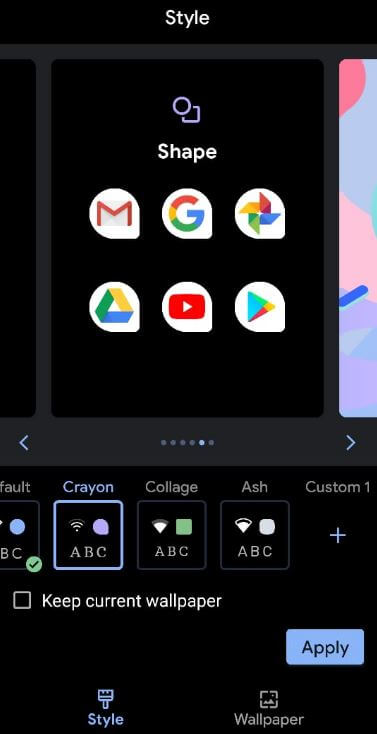 Change icon shape on Google Pixel 4, 4 XL, 3 Xl, 3a XL Running Android 10