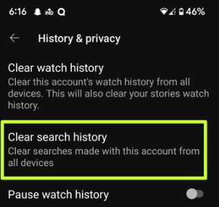 How to Clear Search History YouTube Android and iPhone