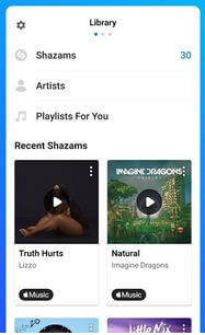 Shazam Android Music Player App