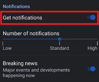 Turn off Google News Notifications on Android Smartphone
