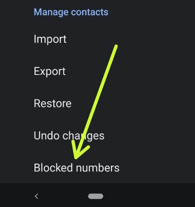 Block unknown numbers Android 10