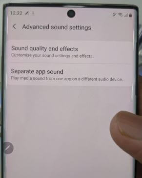 Dolby Atmos sound settings Note 10 plus