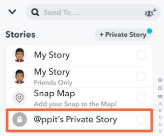 How to Upload a Private Story on Snapchat Android