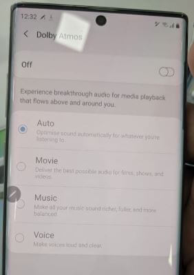 How to enable Dolby Atmos on Galaxy Note 10 plus