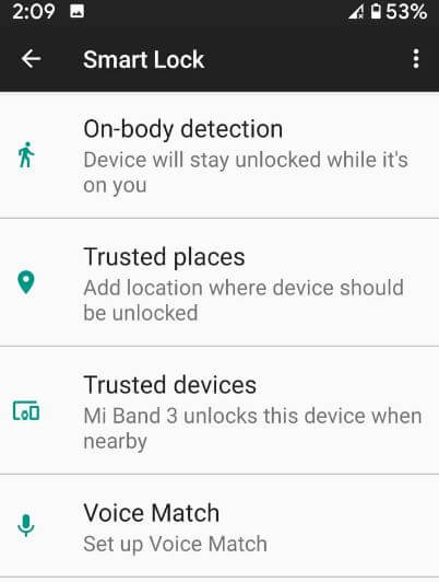How to use Smart lock on Android 10
