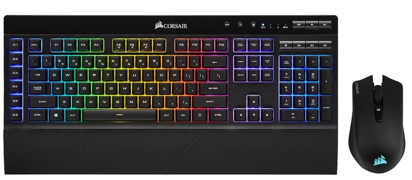 CORSAIR K57 RGB keyboard and Harpoon RGB Mouse Combo Deals