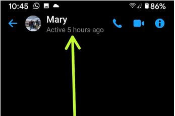Check Last Online Time on Facebook App in Android Smartphone