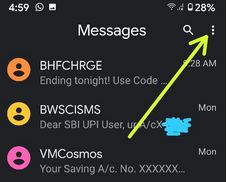 Disable message notifications on your Android Smartphone