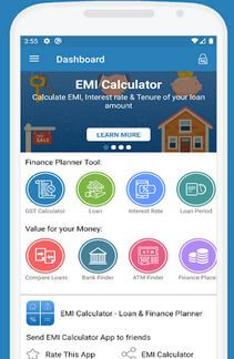 EMI Calculator App For Loan and Finance Planner