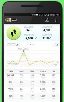 Fitness tracker and sleep tracker App For Android