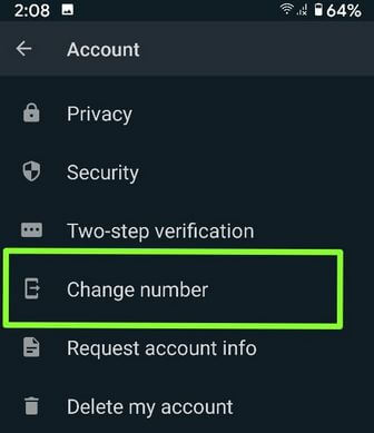 How to Change Number on WhatsApp Android Smartphone