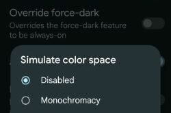 How to Change Simulate Color Space on Android and Samsung Galaxy