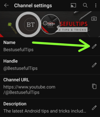 How to Change YouTube Channel Name on Android, iPhone