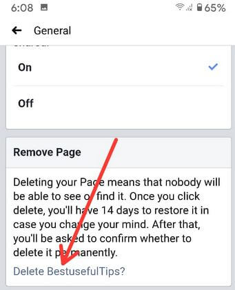 How to Delete Facebook Page on Android and PC
