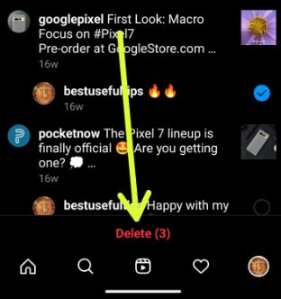 How to Deleted Comments on Instagram Android