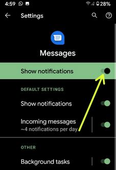 How to Turn Off Text Message Notifications on Android Phone