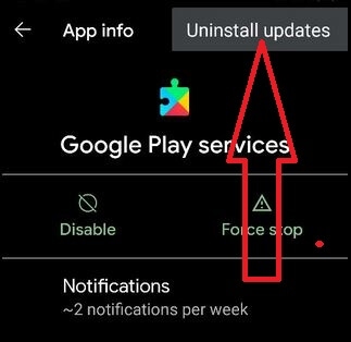How to Uninstall Updates on Google Play Services Android