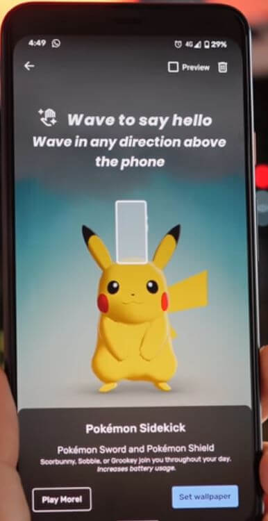 How to Use Live Pokemon Wallpaper on Pixel 4 and 4 XL