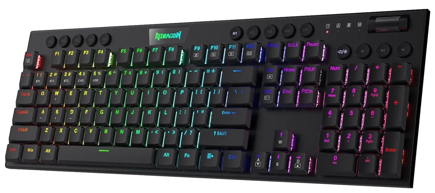 Redragon K618 Horus Best Wireless Gaming Keyboards