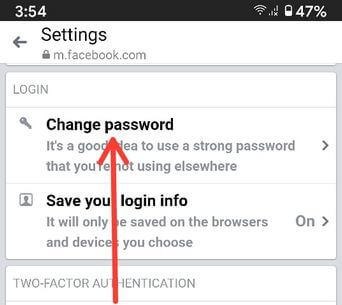 Set Strong Password on Facebook Messenger Android