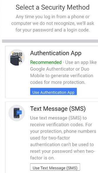 Set Up Two Factor Authentication on Facebook Messenger App on Android
