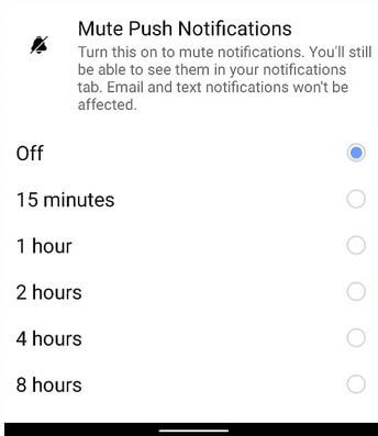 Turn Off Facebook Notifications on Latest Android Devices