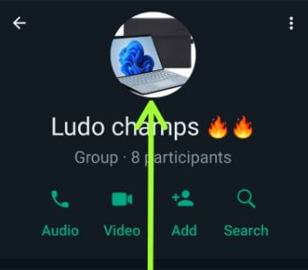 Change WhatsApp group profile picture Android