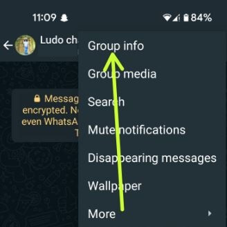 Change the name of the subject in the WhatsApp group Android