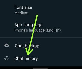 Clear WhatsApp Data in Android phone