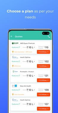 Compare & Buy insurance Policybazaar App For Android