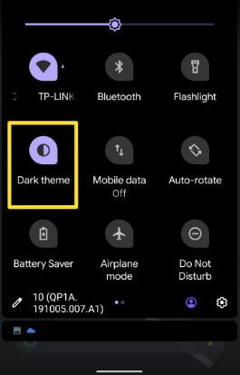Enable dark mode for Instagram on Android 10