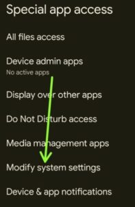Enable or Disable Modified System Settings on Android 12
